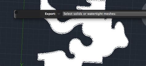 select solids or watertight meshes|3DPRINT (Command) .